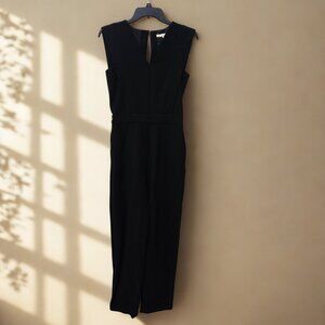 Maje Paris Black Sleeveless Jumpsuit – Size 36 Good Condition